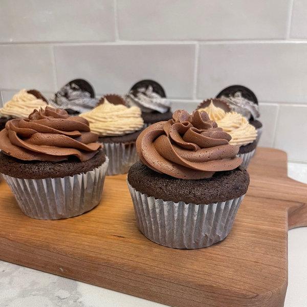 Double chocolate cupcakes