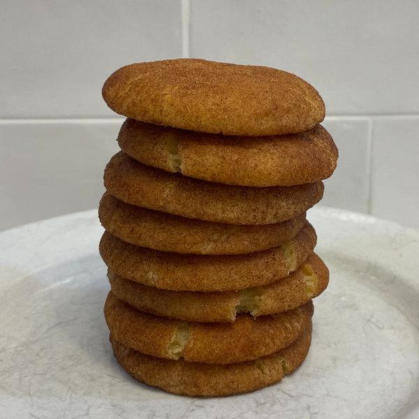 A stack of cookies